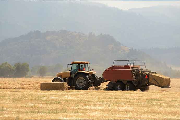 Baler agriculture machinery