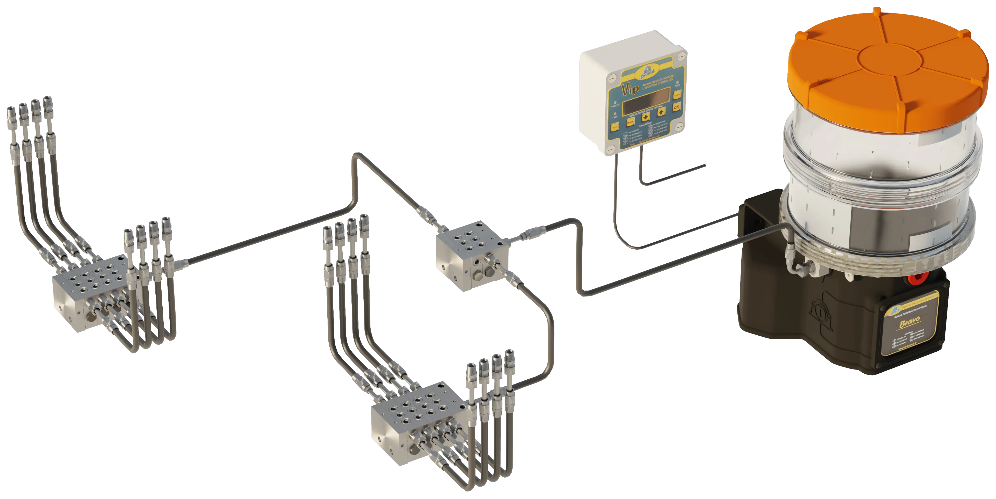 Diagram Progressive Lubrication System
