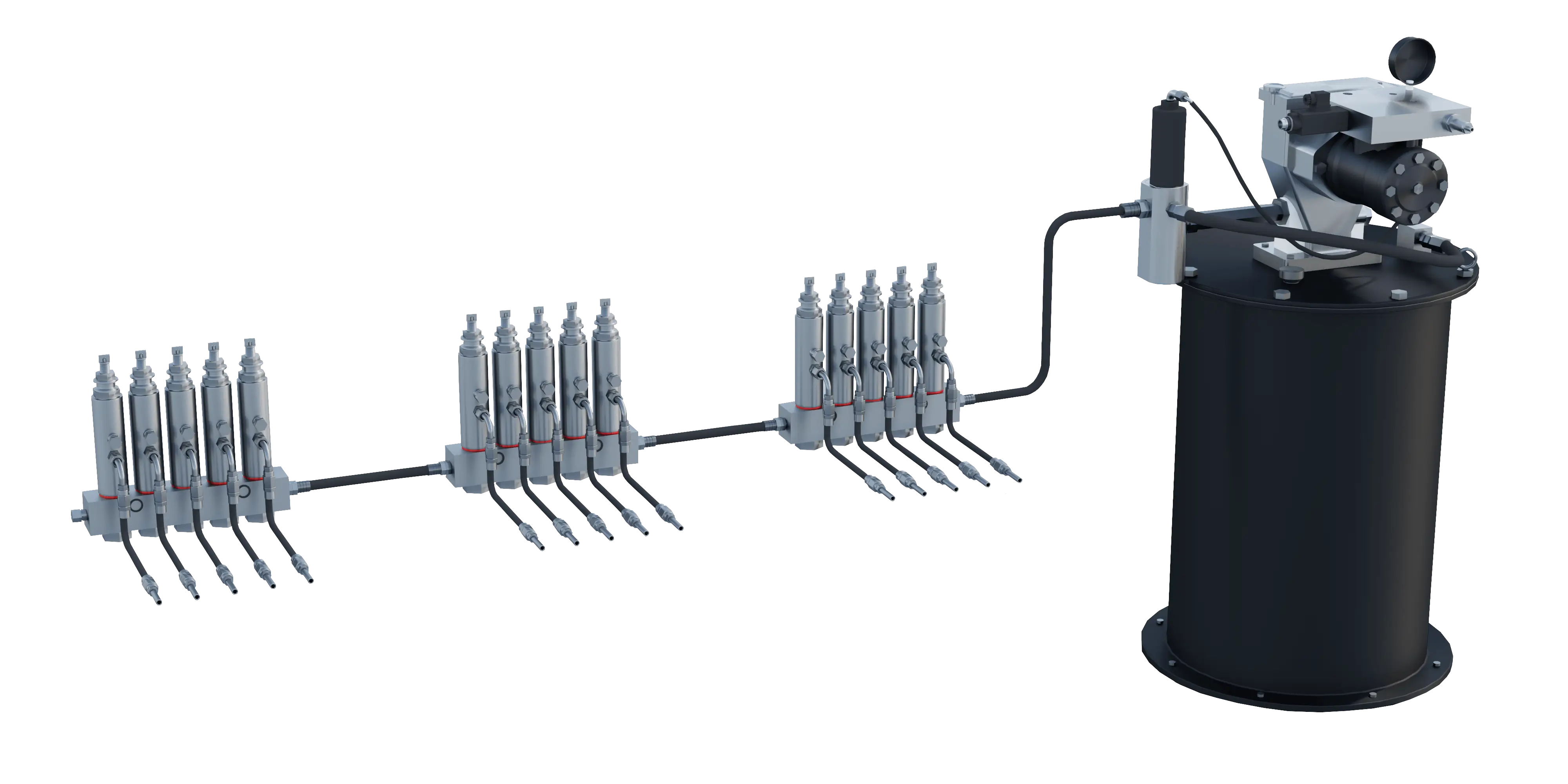 Diagram Single Line Unit Injector System