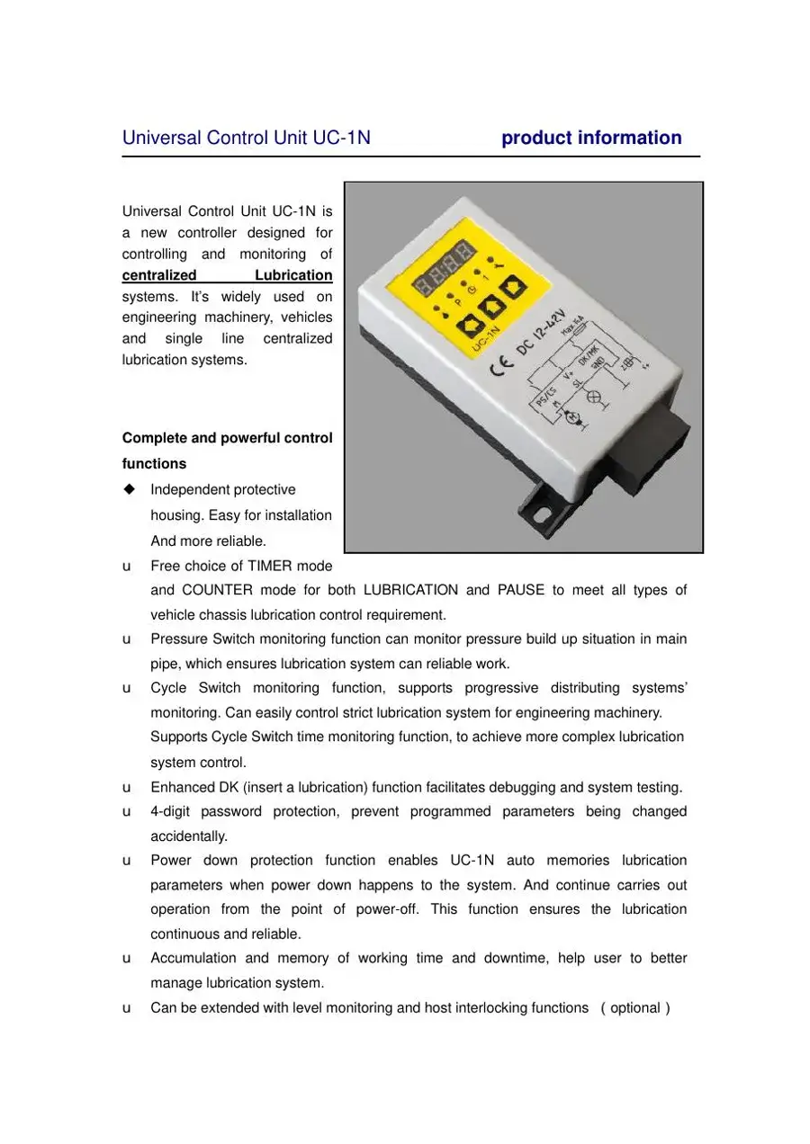 Preview Leetern UC-1N timer product introduction